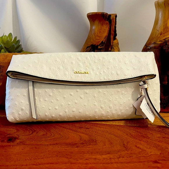 Coach Handbags - New ostrich Coach clutch bag